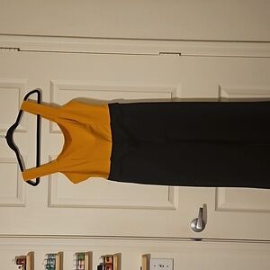 Gold and Black Jumpsuit